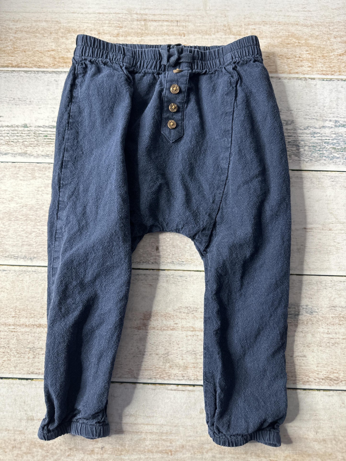 Oliver & Rain Unisex Navy Blue Pants Size: 18-24 months Navy Blue
