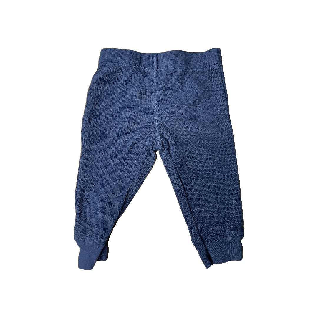 Leveret Unisex Navy Blue Pants Size: 6 months Navy Blue