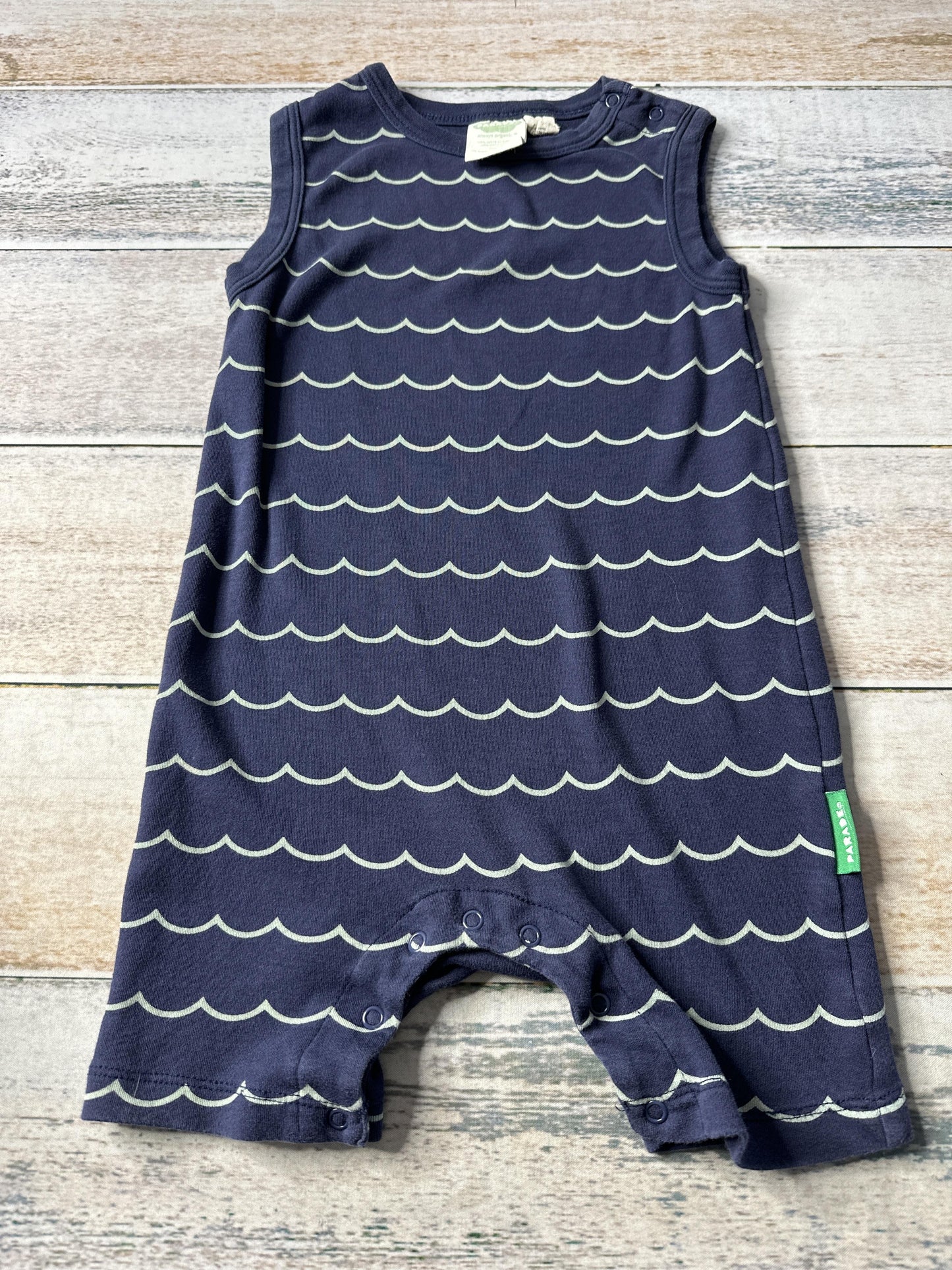 Parade Boys Navy Blue Romper Size: 2T Navy Blue