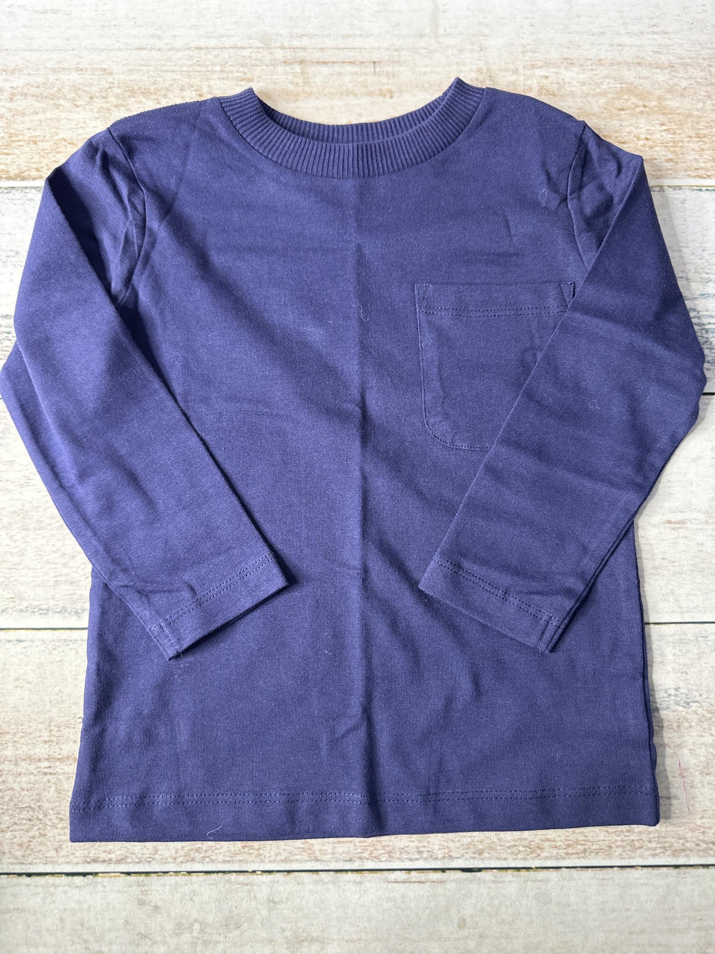 Mightly Boys Navy Blue Long Sleeve T-Shirt Size: 2T Navy Blue