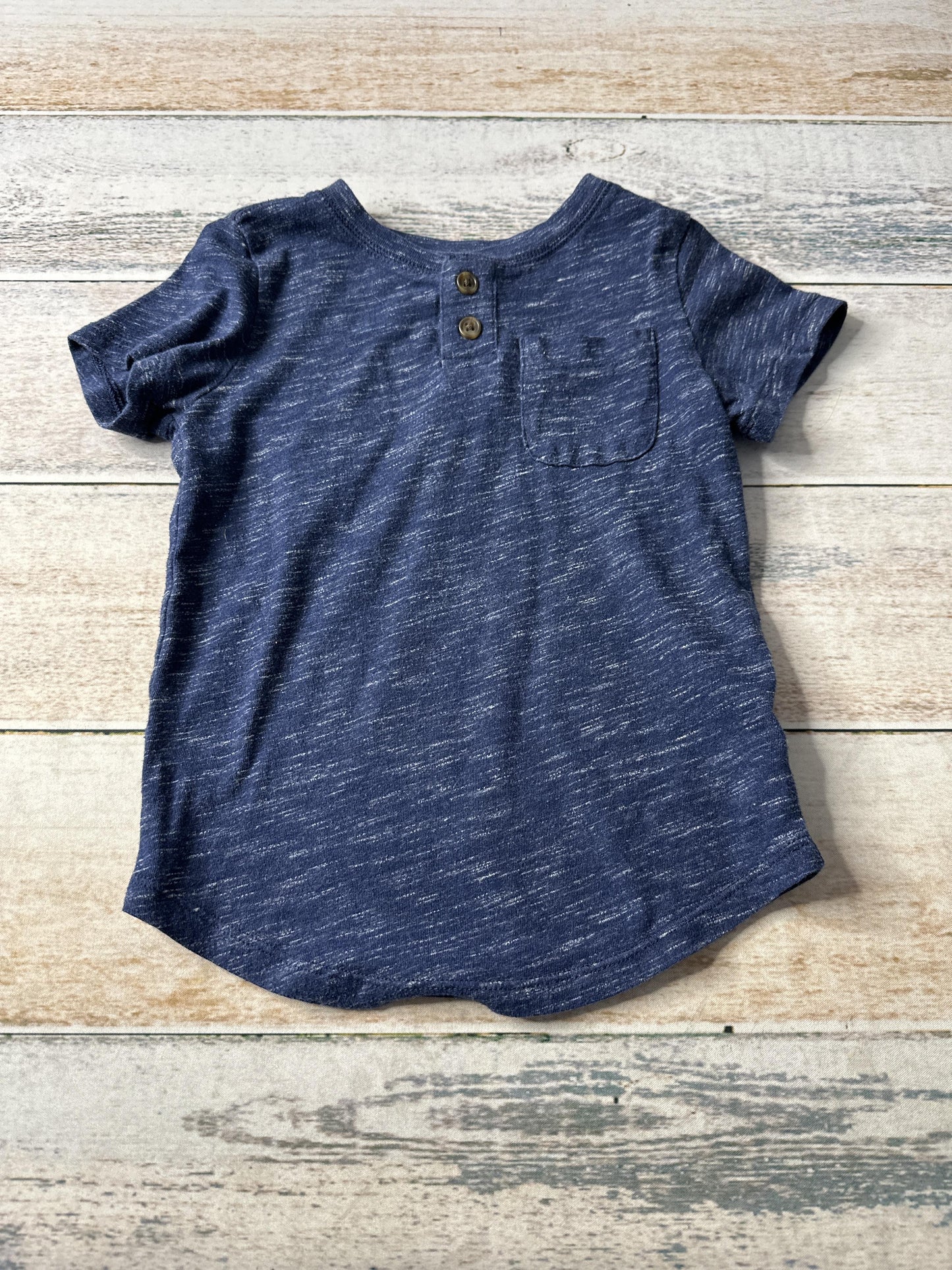 Cat & Jack Unisex Navy Blue T-Shirt Size: 2T Navy Blue