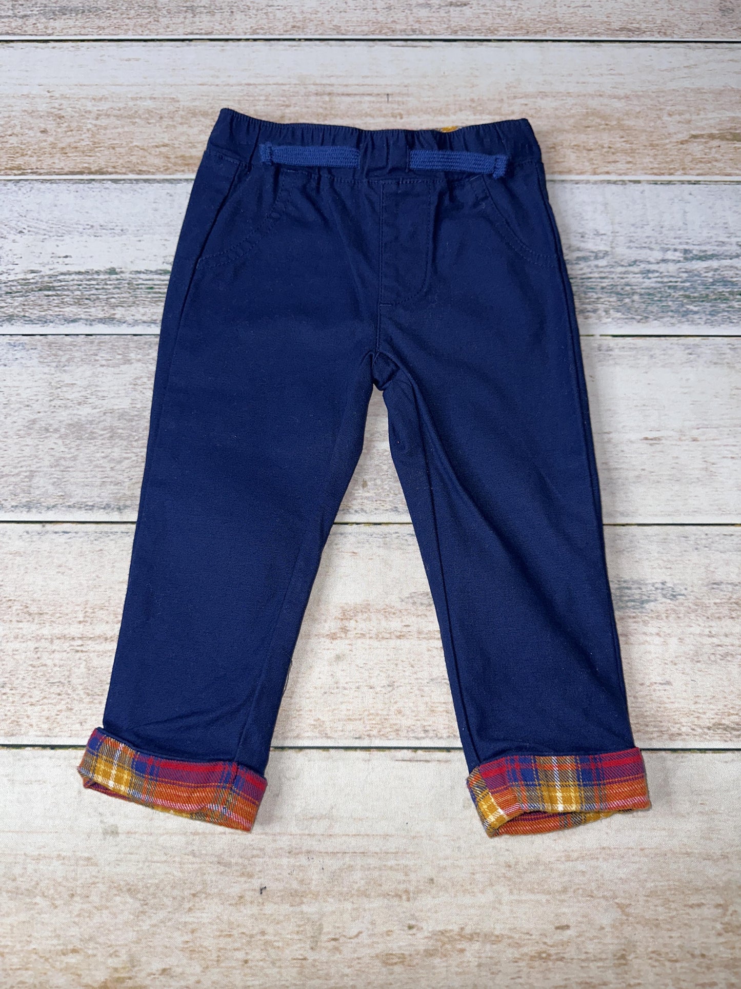 Tahari Boys Navy Blue Pants Size: 12M Navy Blue