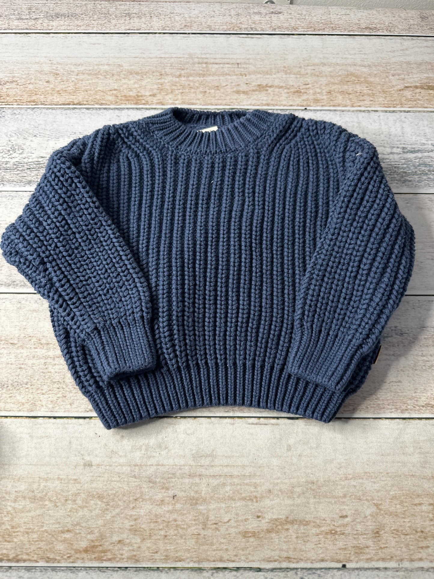 Goumi Unisex Navy Blue Sweater Size: 12-24 months Navy Blue