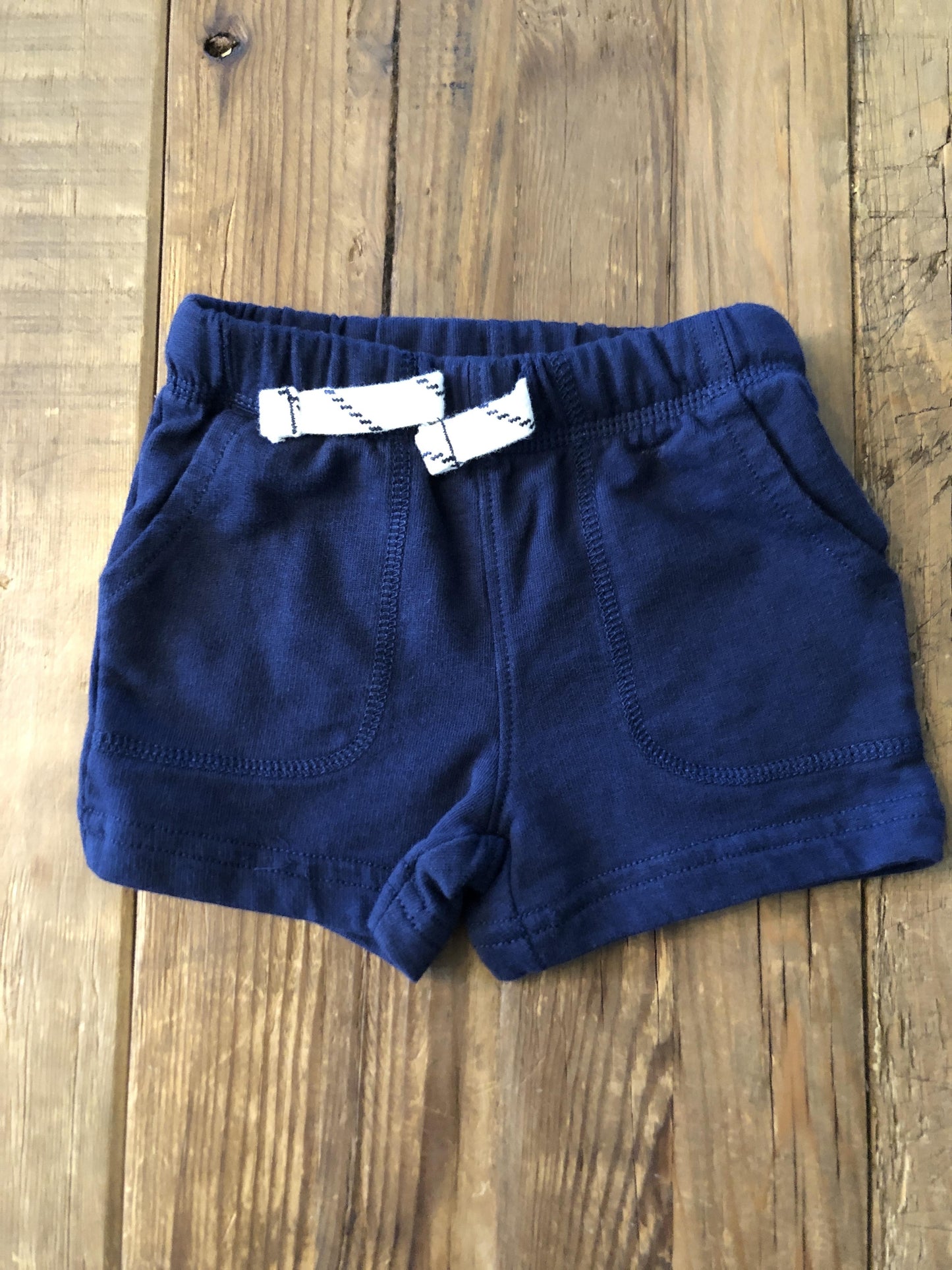 Carters Boys Navy Blue Shorts Size: 0-3 months Navy Blue