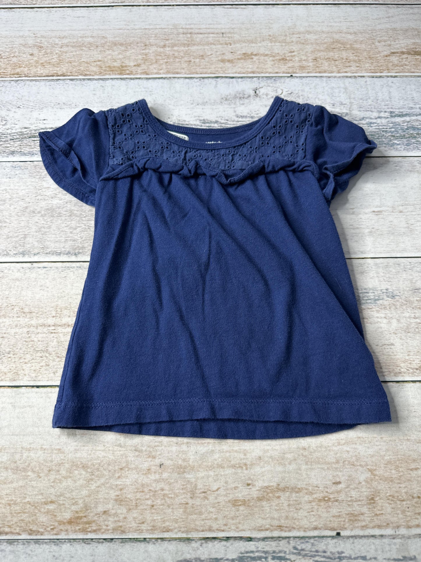 Carters Girls Navy Blue T-Shirt Size: 3T Navy Blue