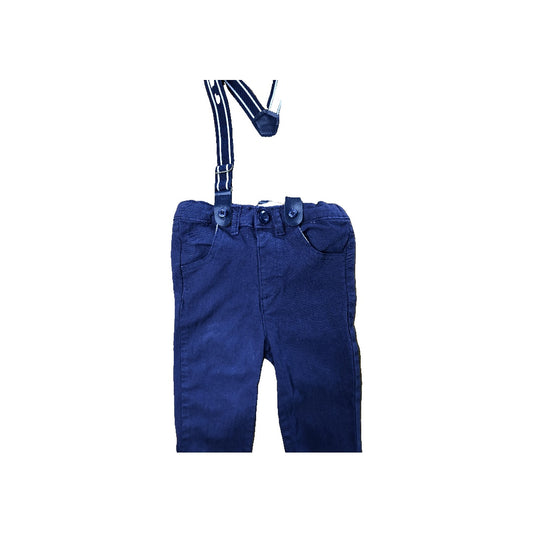 Little Gent Boys Navy Blue Pants Size: 6-9 months Navy Blue