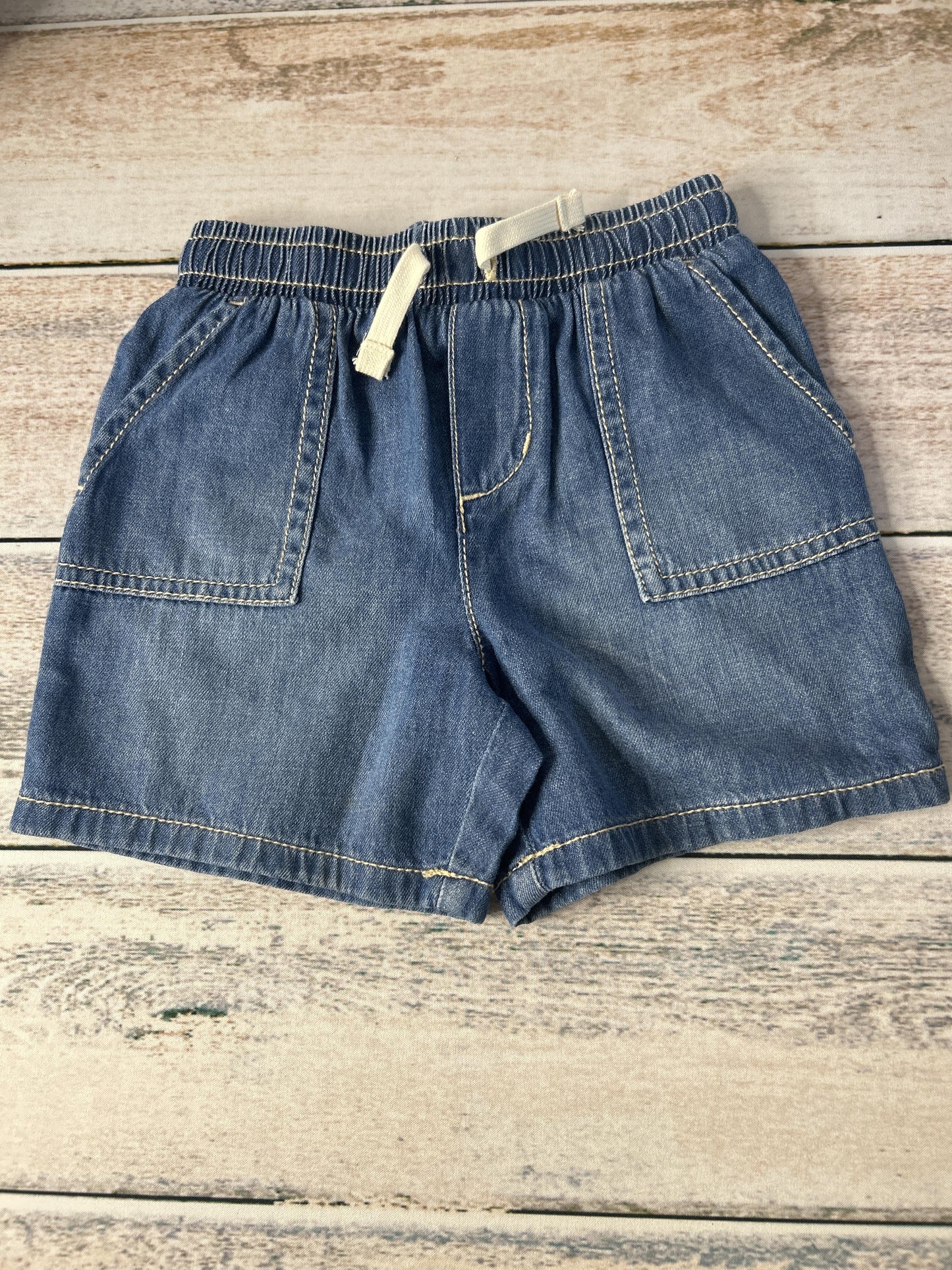 Unisex Navy Blue Button Down Short Sleeve Size: 24 Navy Blue