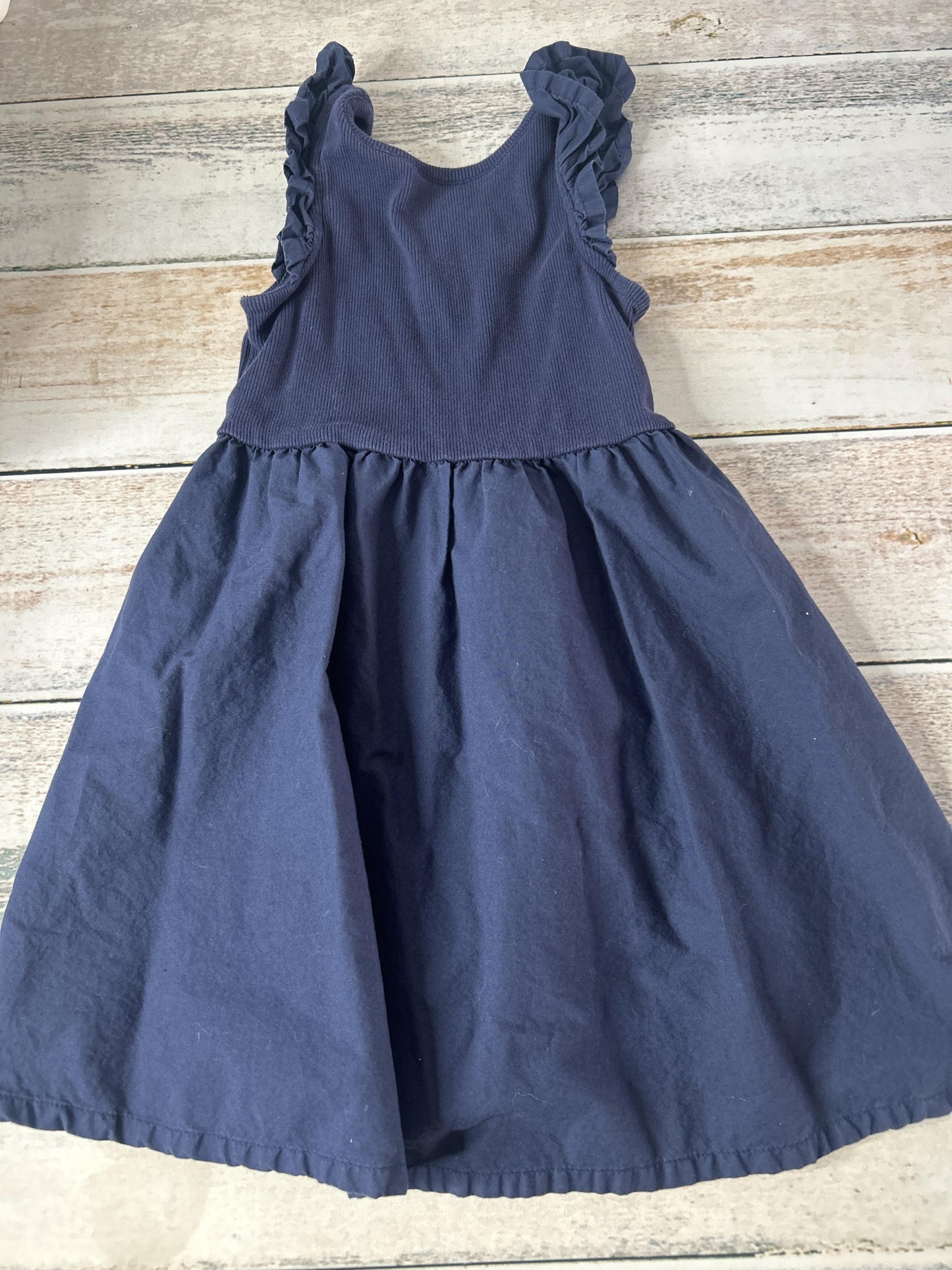 Girls Navy Blue Dress Size: 4T Navy Blue