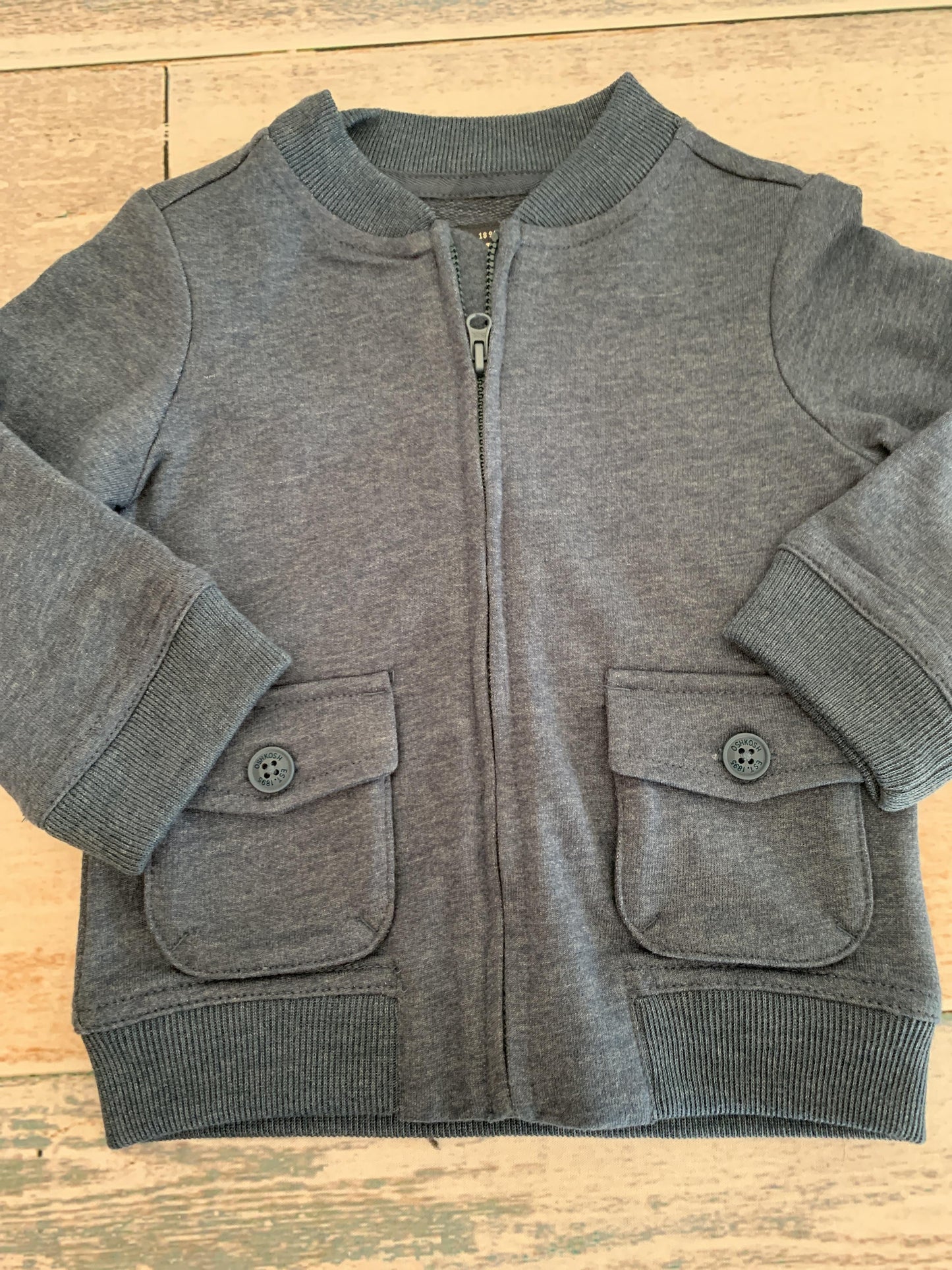 OshKosh Boys Navy Blue Jacket Size: 18 months Navy Blue