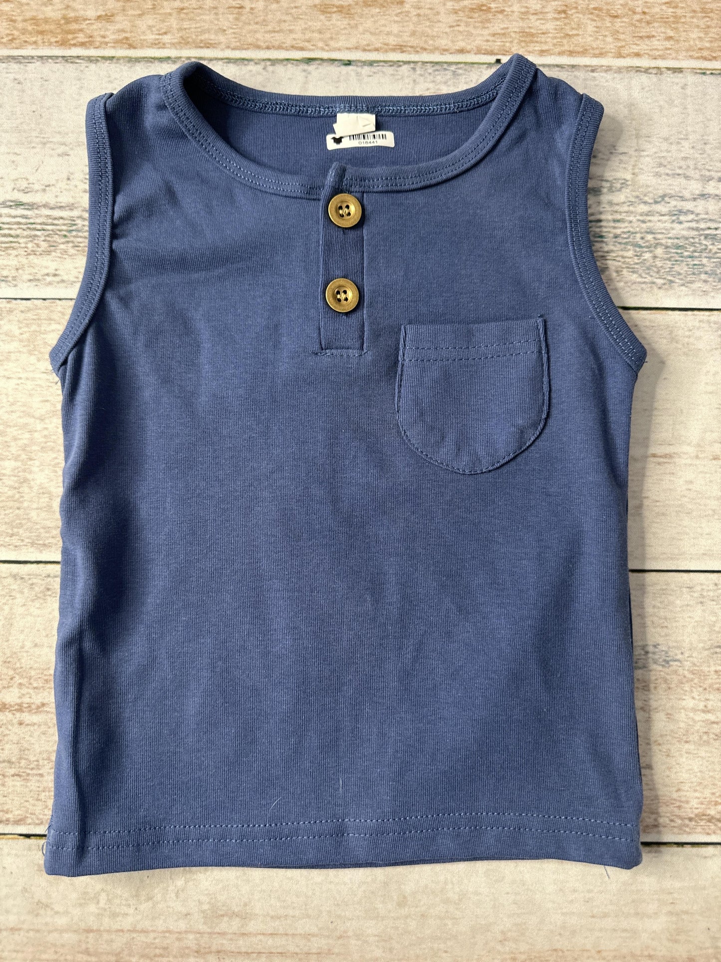 Boys Navy Blue Tank Top Size: 24 months Navy Blue