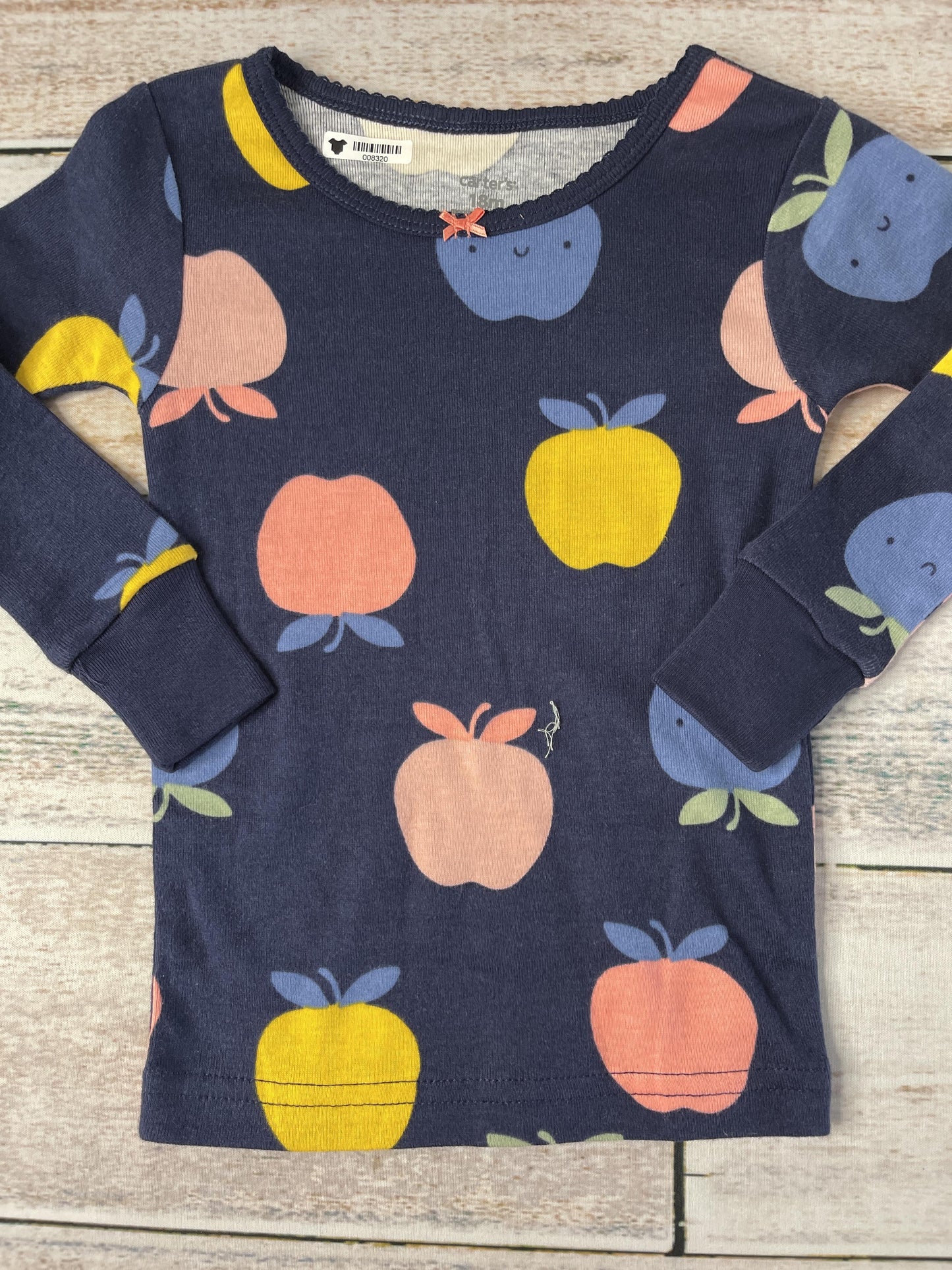 Carters Girls Navy Blue Pajamas Size: 18 months Navy Blue
