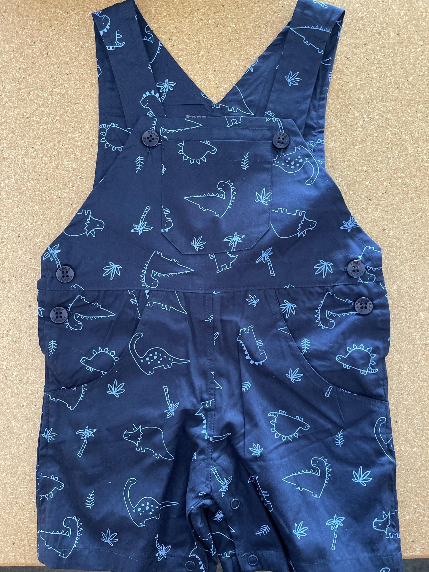 Free Planet Boys Navy Blue Overalls Size: 12 months Navy Blue