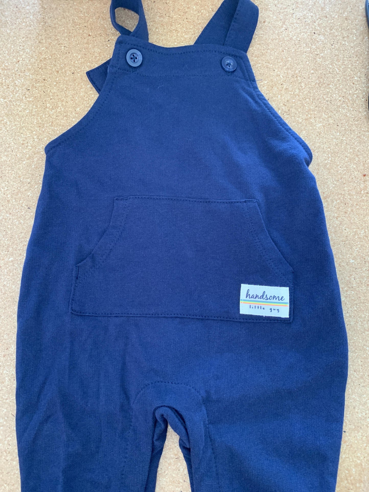 Boys Navy Blue Overalls Size: 12M Navy Blue