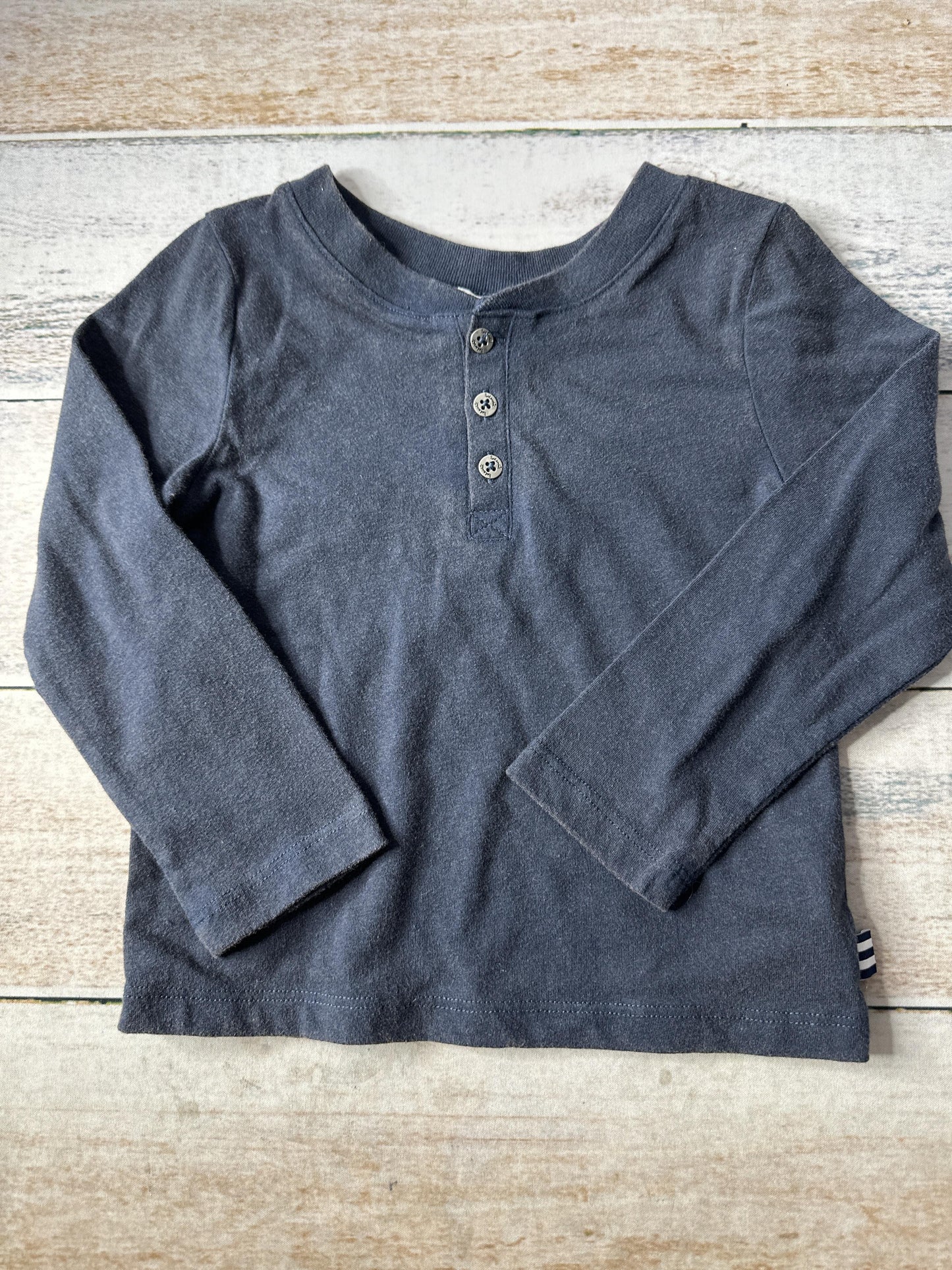Splendid Boys Navy Blue Long Sleeve T-Shirt Size: 18-24 months Navy Blue