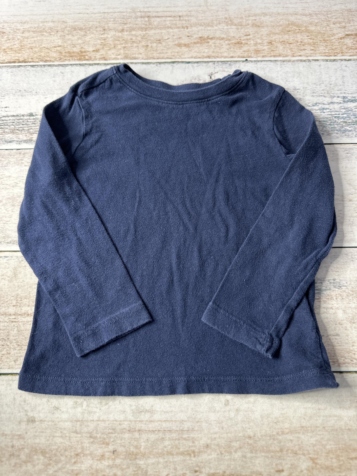 Old Navy Unisex Navy Blue Long Sleeve T-Shirt Size: 3T Navy Blue