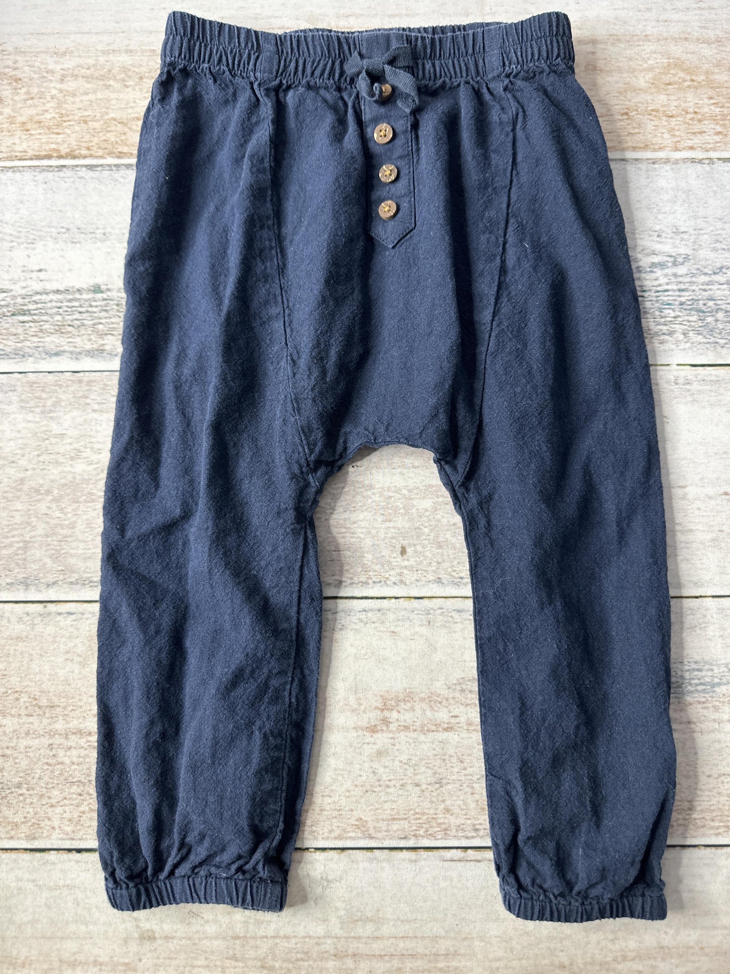 Oliver & Rain Unisex Navy Blue Pants Size: 18-24 months Navy Blue