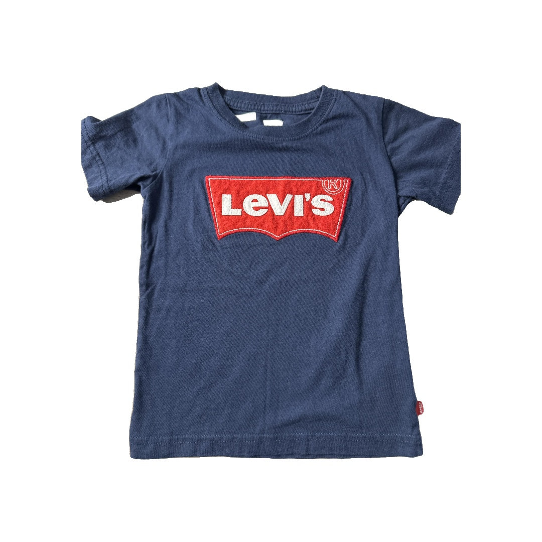 Levis Boys Navy Blue T-Shirt Size: 4T Navy Blue