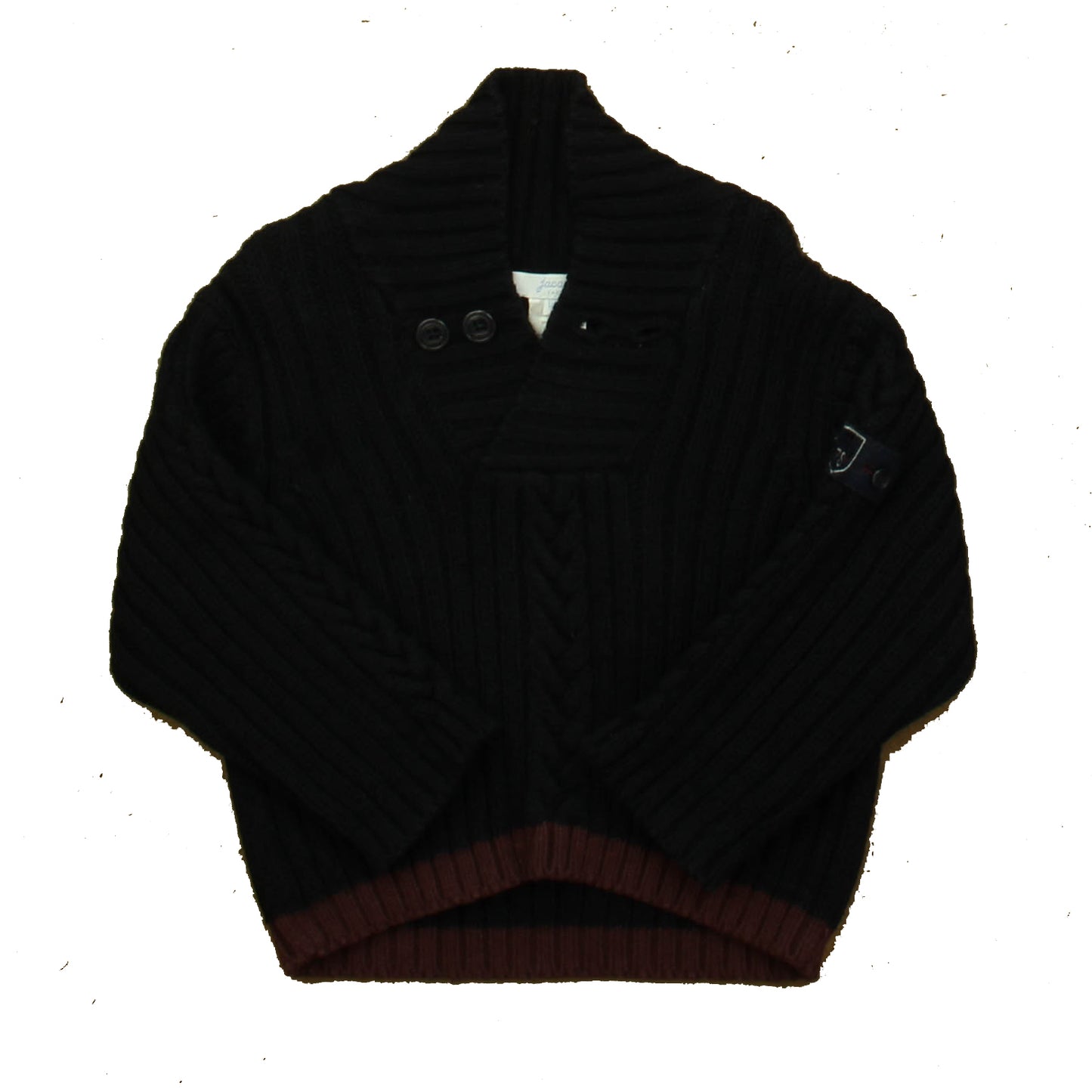 Jacadi Boys Navy | Brown Sweater Size: 18 Months Navy | Brown