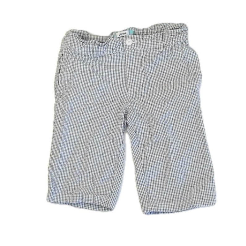 Jacadi Boys Navy Check Shorts Size: 12 Years Navy Check