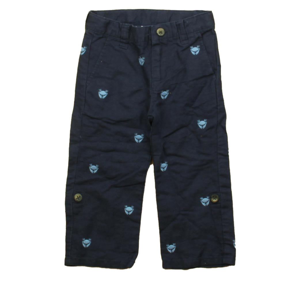 Janie and Jack Boys Navy Crabs Pants Size: 18-24 Months
