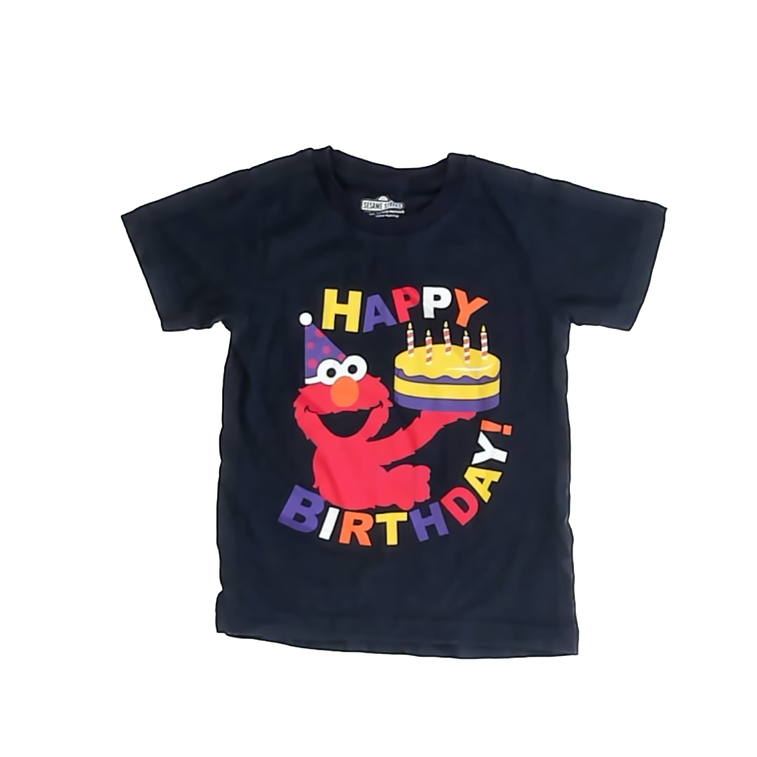 Sesame Street Boys Navy Elmo T-Shirt Size: 4T Navy Elmo