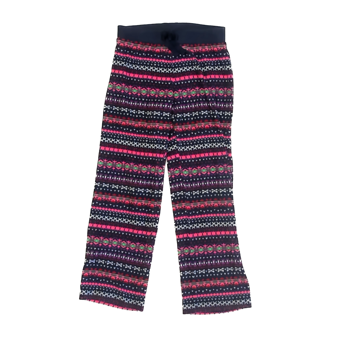Old Navy Girls Navy Fleece Pajamas Size: 7-8 Years (youth small) Navy Fleece
