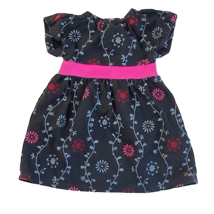 Tea Collection Girls Navy Floral Dress Size: 3T Navy Floral