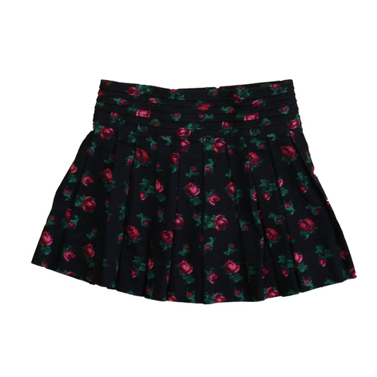 Brooks Brothers Girls Navy Floral Skirt Size: 4T Navy Floral