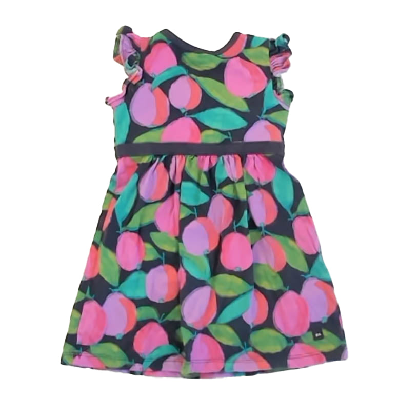 Tea Collection Girls Navy Fruit Dress Size: 2T Navy Fruit