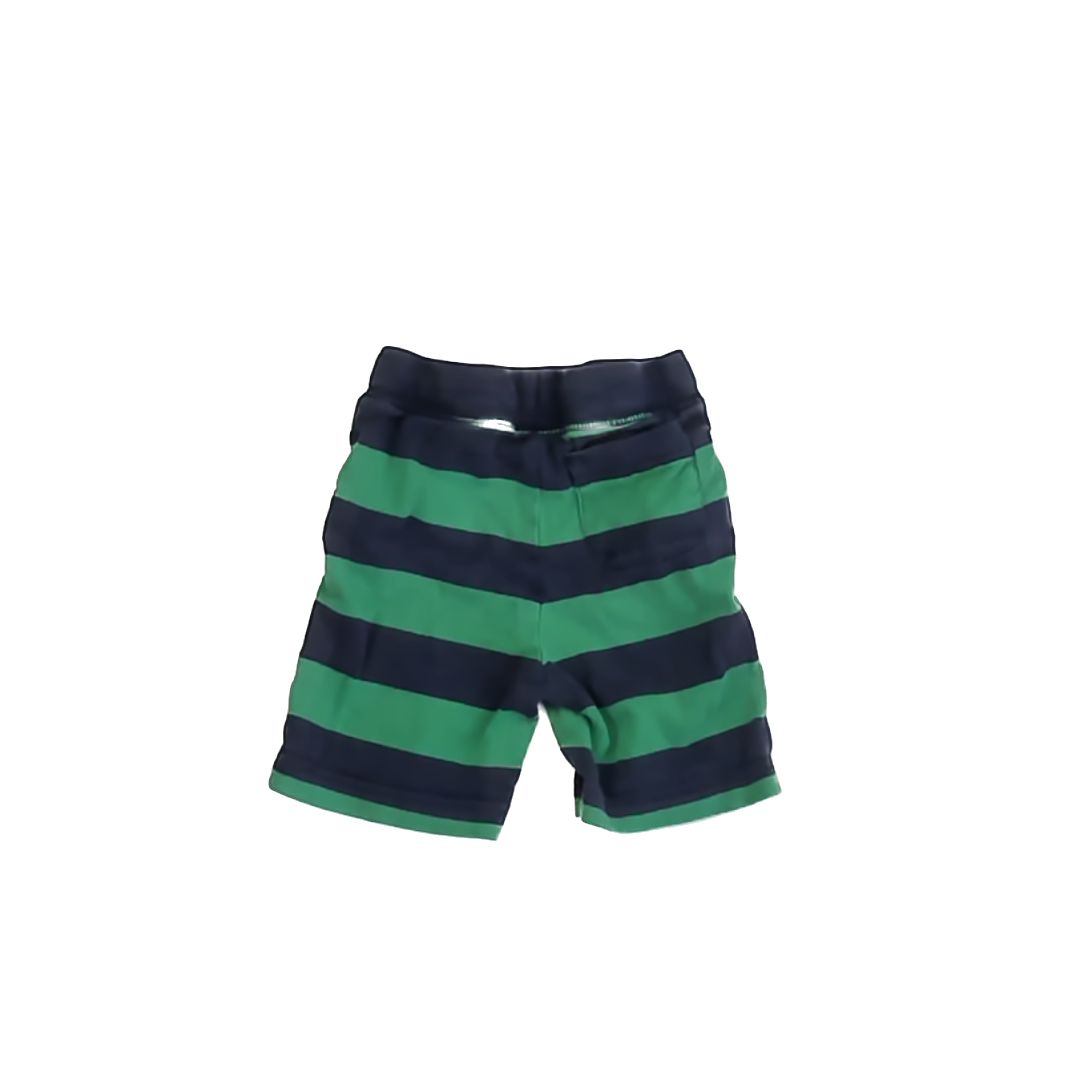 Hanna Andersson Boys Navy | Green Stripe Casual Pants Size: 18-24 Months Navy | Green Stripe