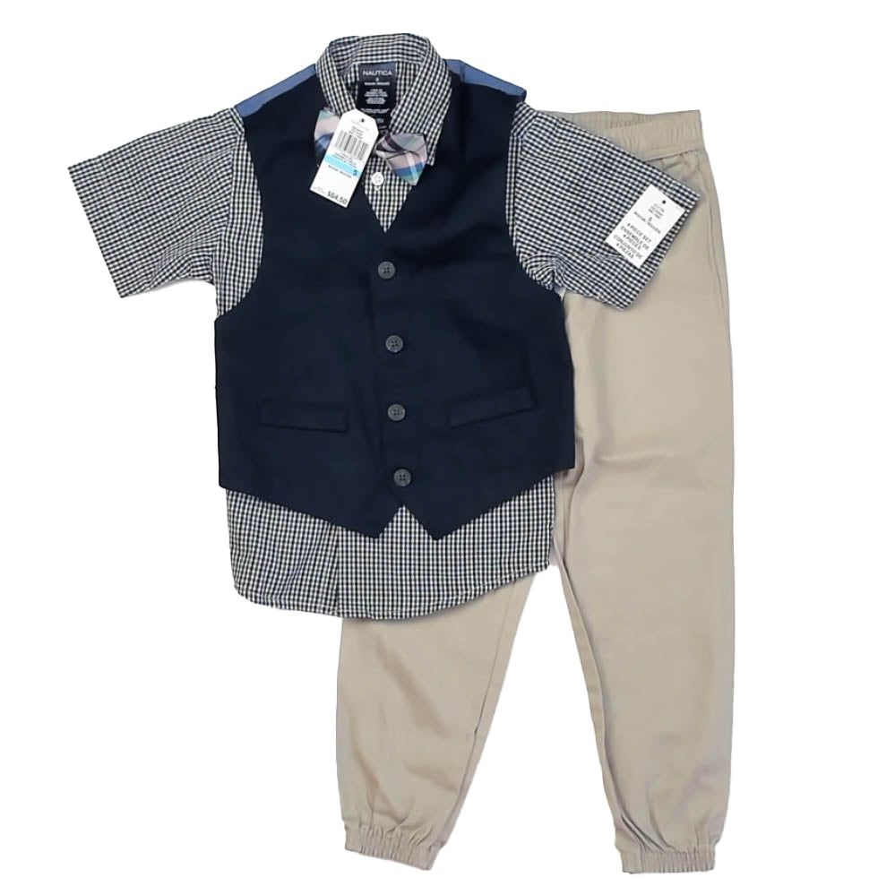 Nautica Boys Navy | Khaki Apparel Sets Size: 5T Navy | Khaki