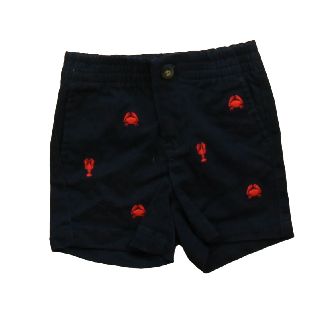 Janie and Jack Boys Navy Lobsters Shorts Size: 3-6 Months Navy Lobsters
