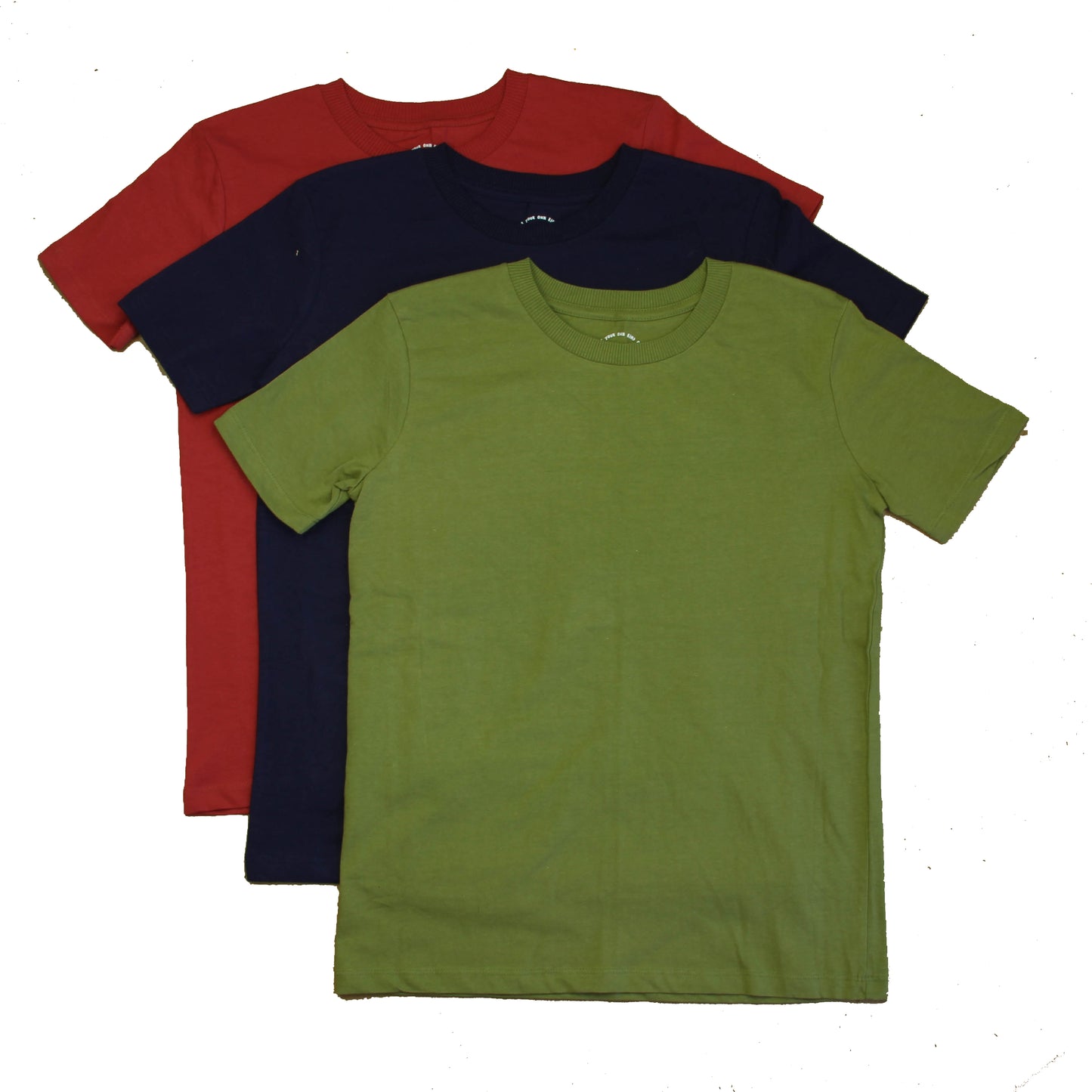 Mightly Boys Navy | Maroon | Green T-Shirt Size: 2-5T Navy | Maroon | Green