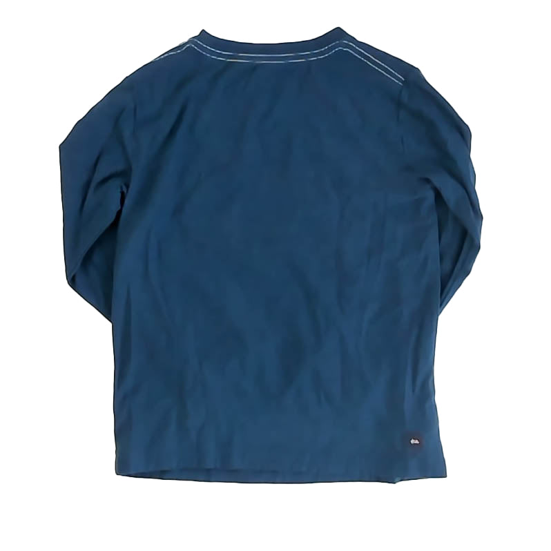 Tea Collection Boys Navy Mountains Long Sleeve T-Shirt Size: 8 Years Navy Mountains
