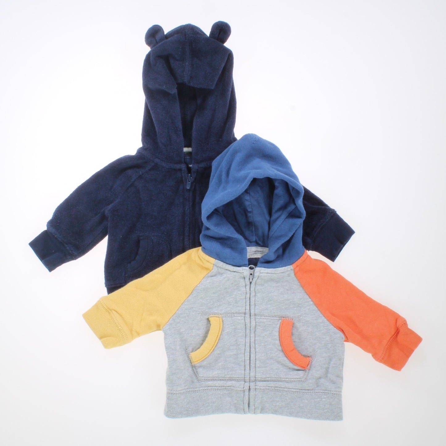 Gap Boys Navy | Multi Color Block Hoodie Size: 0-3 Months Navy | Multi Color Block