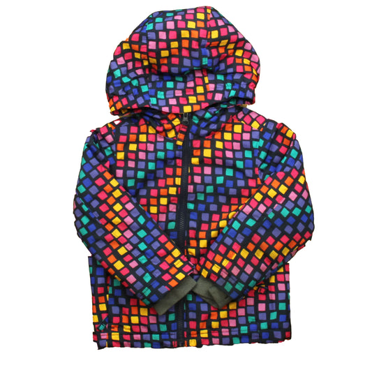 Lands' End Girls Navy Multi Jacket Size: 3T Navy Multi