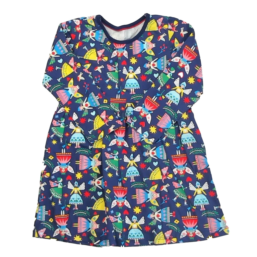 Unknown Brand Girls Navy Nutcracker Dress Size: 6 Years Navy Nutcracker