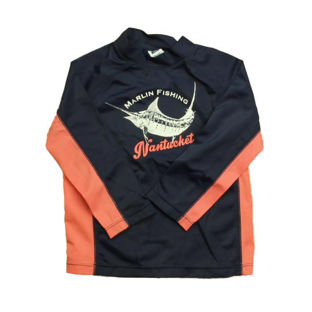 Janie and Jack Boys Navy | Orange Rashguard Size: 18-24 Months Navy | Orange
