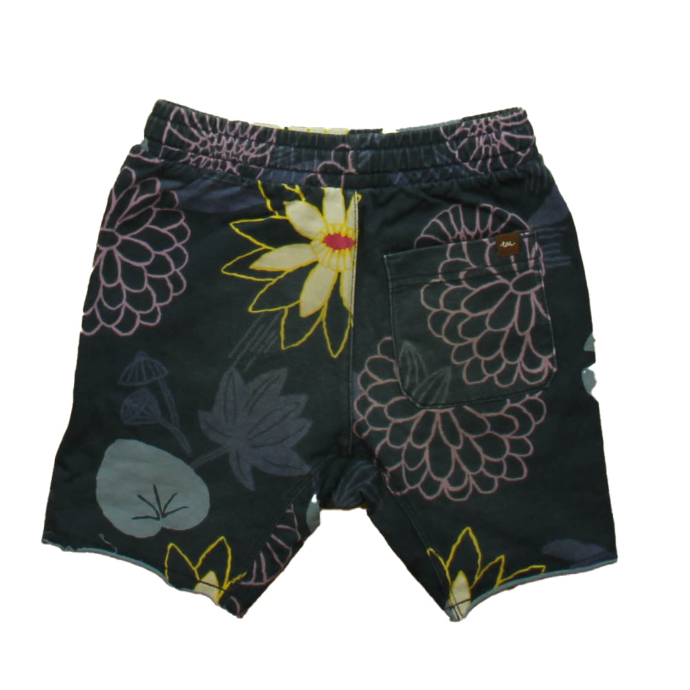 Tea Girls Navy | Purple Floral Shorts Size: 4T Navy | Purple Floral