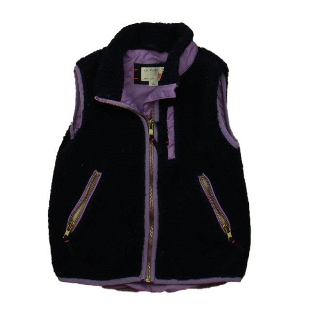 Crewcuts Girls Navy | Purple Vest Size: 4-5T