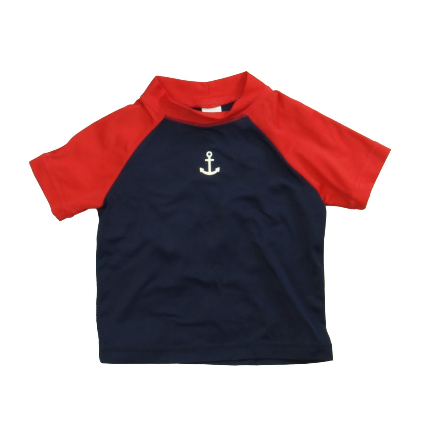 Janie and Jack Boys Navy | Red Rashguard Size: 3-6 Months Navy | Red