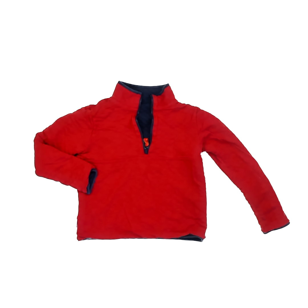 Crewcuts Boys Navy | Red Sweatshirt Size: M (8-9) Navy | Red