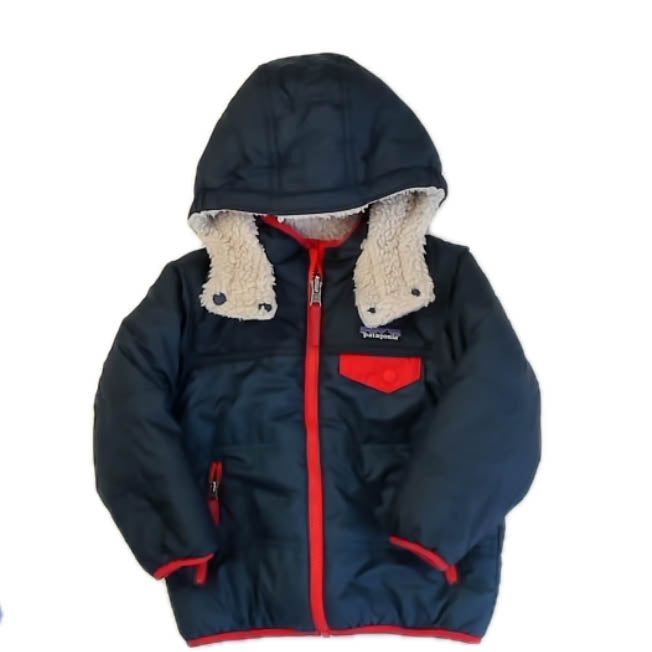 Patagonia Boys Navy | Red Jacket Size: 3T Navy | Red