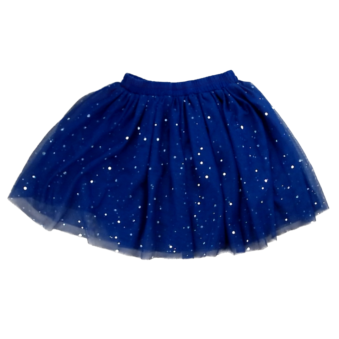 Rockets Of Awesome Girls Navy | Silver Stars Skirt Size: 6-8 Years Navy | Silver Stars