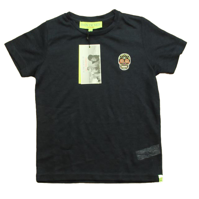 Bain de Mer Boys Navy Skull T-Shirt Size: 5-6 Years Navy Skull