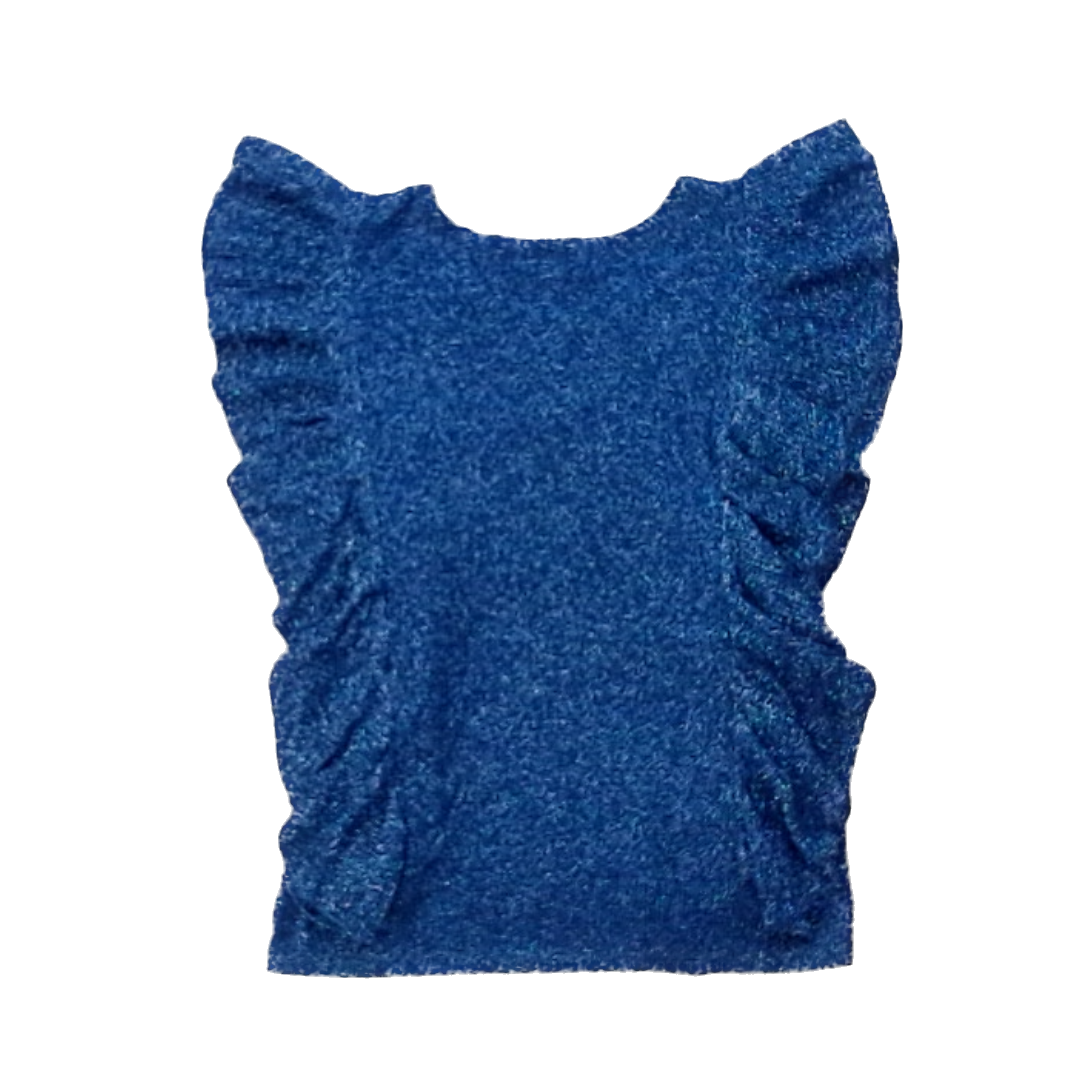 Rockets Of Awesome Girls Navy | Sparkles Short Sleeve Shirt Size: 6 - 7 Years Navy | Sparkles