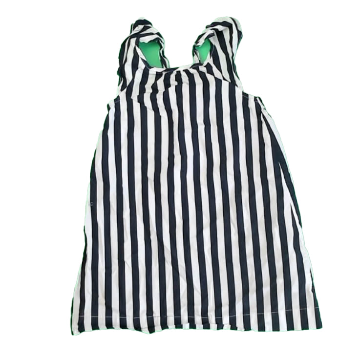 Crewcuts Girls Navy Stripe Dress Size: 6 Years Navy Stripe
