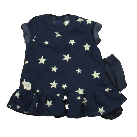 Ralph Lauren Girls Navy | White Stars Dress Size: 6 Months Navy | White Stars