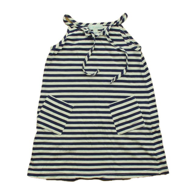 Marie Chantal Girls Navy | White Dress Size: 3T