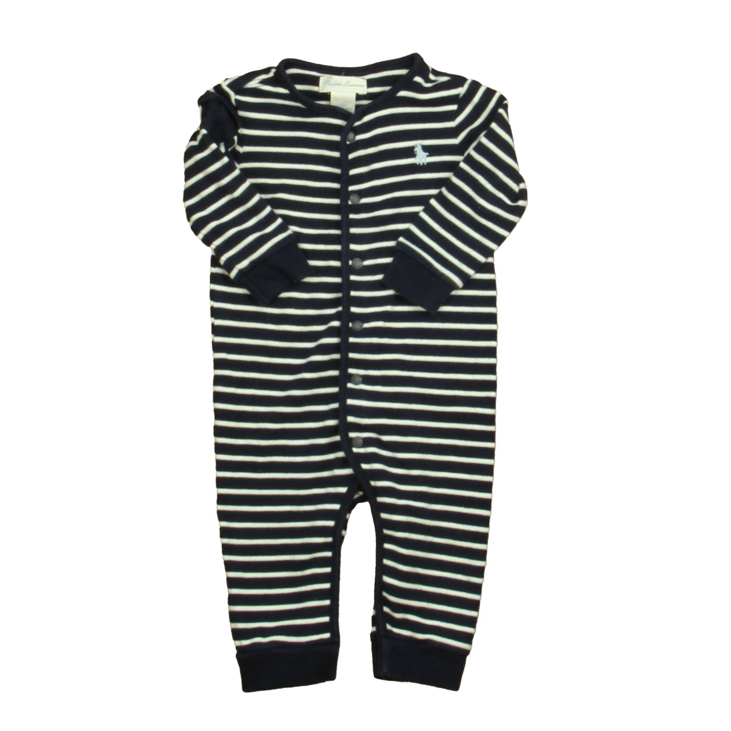 Ralph Lauren Boys Navy | White Long Sleeve Outfit Size: 6 Months Navy | White